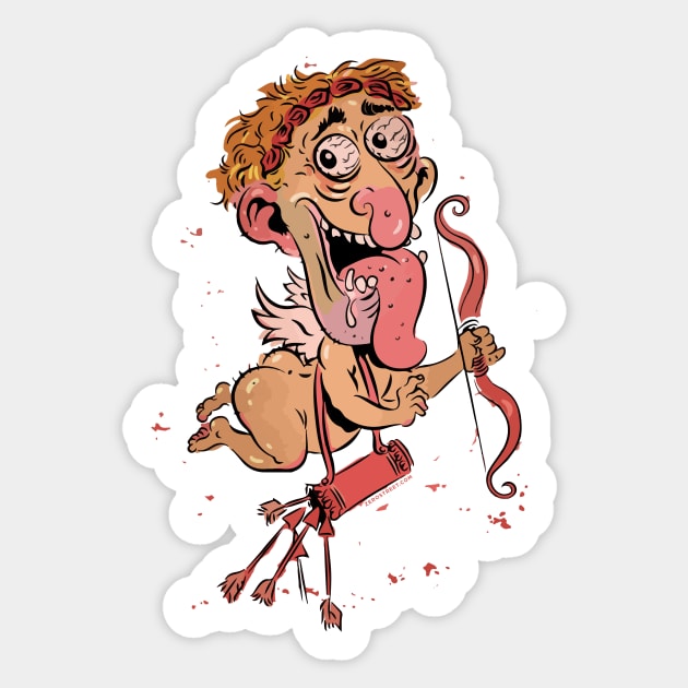 Cupid v2 Sticker by zerostreet